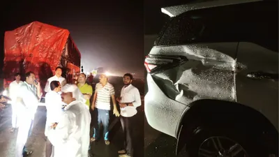 nana patole car accident  नाना पटोले की कार को ट्रक ने मारी टक्कर  कांग्रेस ने बीजेपी पर लगाया ये बड़ा आरोप