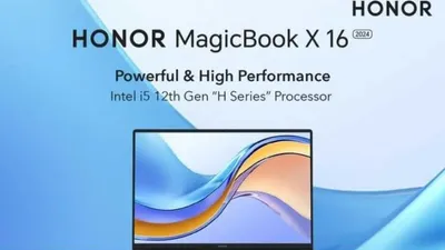 भारत में लॉन्च हुआ 16 इंच स्क्रीन वाला honor magicbook x16 2024 लैपटॉप  लंबी चलेगी बैटरी
