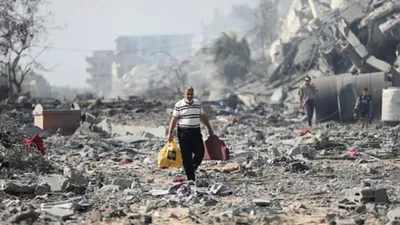 अमेरिकी सहायता पहुंचने से पहले ही गाजा के राफा शहर पर इजरायल ने की बमबारी  हमले में 18 बच्चों सहित 22 लोगों की मौत