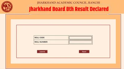 jac jharkhand 8th result 2024  आ गया झारखंड बोर्ड 8वीं का रिजल्ट  94 16 प्रतिशत स्टूडेंट्स पास  ऐसे चेक करें परिणाम