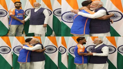 rishabh pant  ऋषभ पंत से मिलते ही प्रधानमंत्री मोदी ने उन्हें लगाया गले  जमकर लुटाया प्यार और दिया आशीर्वाद