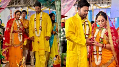 bhojpuri adda  मांग में सिंदूर  गले में वरमाला  भोजपुरी के फेमस विलेन ने भरी रानी चटर्जी की मांग  कभी टूटी थी एक्ट्रेस की शादी