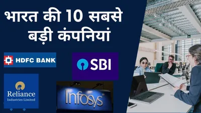 top 10 companies in india  भारत की 10 सबसे बड़ी कंपनियां कौन सी हैं  जानें lic  sbi  itc  tcs किस नंबर पर  दो प्राइवेट बैंक भी लिस्ट में