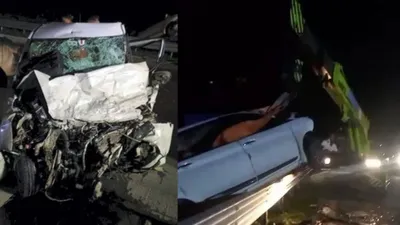 mumbai nagpur expressway accident  उल्टी तरफ से आ रही कार ने गाड़ी को मारी टक्कर  मुंबई नागपुर एक्सप्रेस वे पर भीषण एक्सीडेंट में 6 लोगों की दर्दनाक मौत