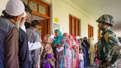 जम्मू कश्मीर की वोटिंग बनी डिसाइडिंग फैक्टर  पांचवें चरण में हुआ 2019 से ज्यादा मतदान
