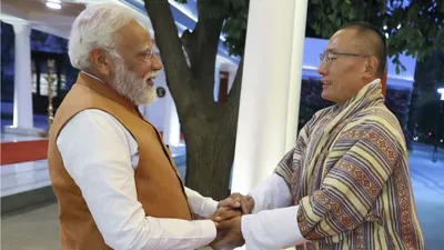 pm modi bhutan visit  प्रधानमंत्री नरेंद्र मोदी की भूटान यात्रा स्थगित  खराब मौसम बना वजह