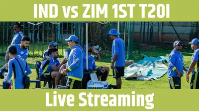 ind vs zim 1st t20i live score streaming  भारत बनाम जिम्बाब्वे मैच का सीधा प्रसारण  ऐसे देखें आज के मैच का लाइव टेलीकास्ट