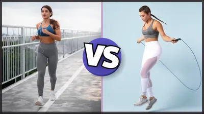 jumping rope vs running  रस्सी कूदना या दौड़ना  मोटापा कम करने के लिए क्या है ज्यादा बेहतर 