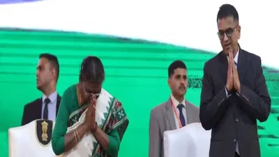हिंदी में स्पीच देने पर राष्ट्रपति मुर्मू ने की cji चंद्रचूड़ की तारीफ  कहा  इससे दूसरों को प्रेरणा मिलेगी