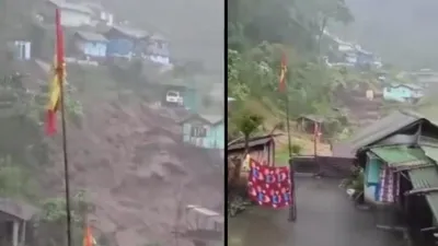सिक्किम में बादल फटने से फिर तबाही  6 की मौत  15 विदेशी समेत 1200 टूरिस्ट फंसे