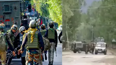 baramulla encounter  जम्मू कश्मीर के बारामूला में दो आतंकी ढेर  सुरक्षाबलों का सर्च ऑपरेशन जारी