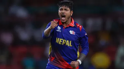ban vs nep  नेपाल के संदीप लामिछाने ने तोड़ा पाकिस्तानी गेंदबाज हारिस राऊफ का रिकॉर्ड  54 t20i मैचों में किया ऐसा कमाल