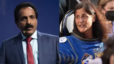 sunita williams in space  अंतरिक्ष से सुनीता विलयम्स की वापसी पर isro चीफ ने दी खुशखबरी  सुरक्षा को लेकर कही ये बात