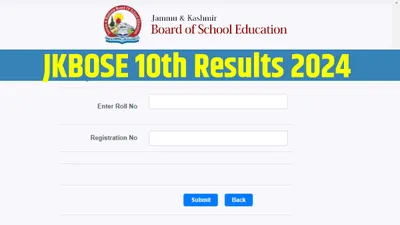 jkbose jammu kashmir board 10th result 2024  जम्मू कश्मीर बोर्ड 10वीं का परिणाम  jkresults nic in और jkbose nic in पर करें चेक